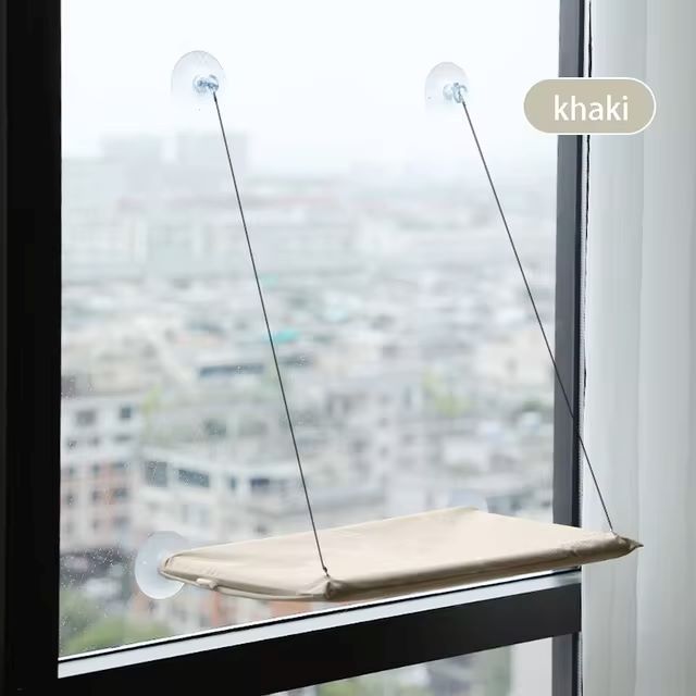 Hanging Cat Hammock - Comfortable Window Seat and Climbing Frame