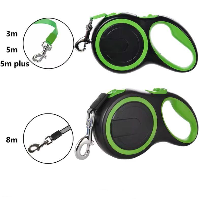 Retractable Dog Leash - 3m, 5m, 8m Adjustable, Durable Rope for Small to Large Dogs, Supports up to 50kg