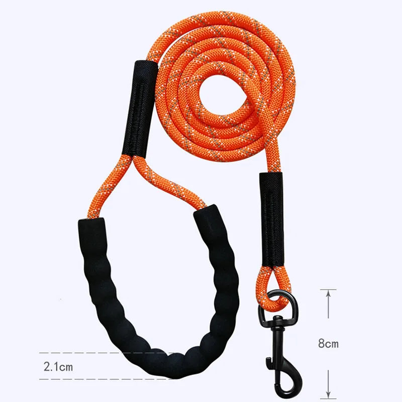 Reflective Long Dog Leash – Ideal for Training and Outdoor Walk