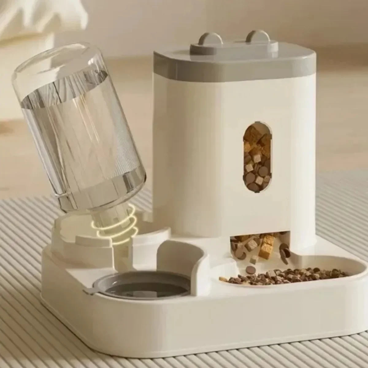 Automatic Pet Feeder & Water Fountain – Large Capacity Food Dispenser for Dogs & Cats