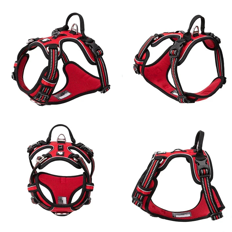 Reflective No-Pull Nylon Dog Harness