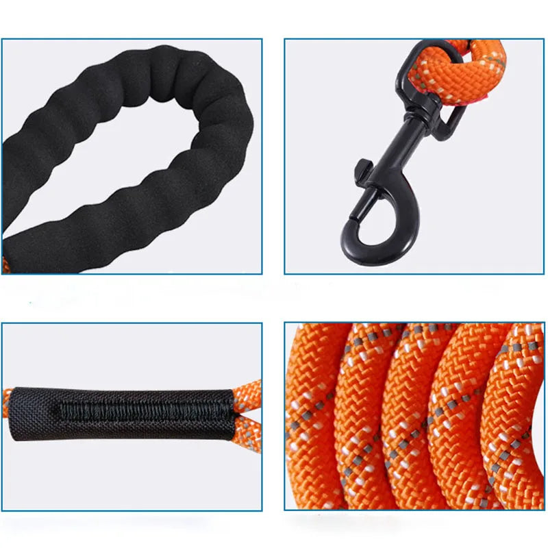 Reflective Long Dog Leash – Ideal for Training and Outdoor Walk