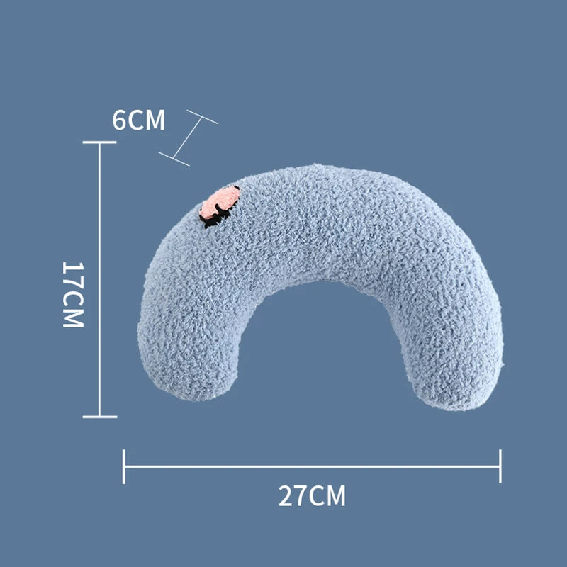 Cozy U-Shaped Pillow - Soft, Thick, and Bite-Resistant Neck Support