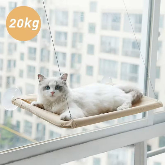 Hanging Cat Hammock - Comfortable Window Seat and Climbing Frame