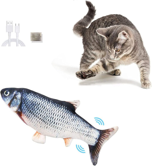 USB Charging Electric Floppy Fish Toy - Interactive Pet Chew Toy