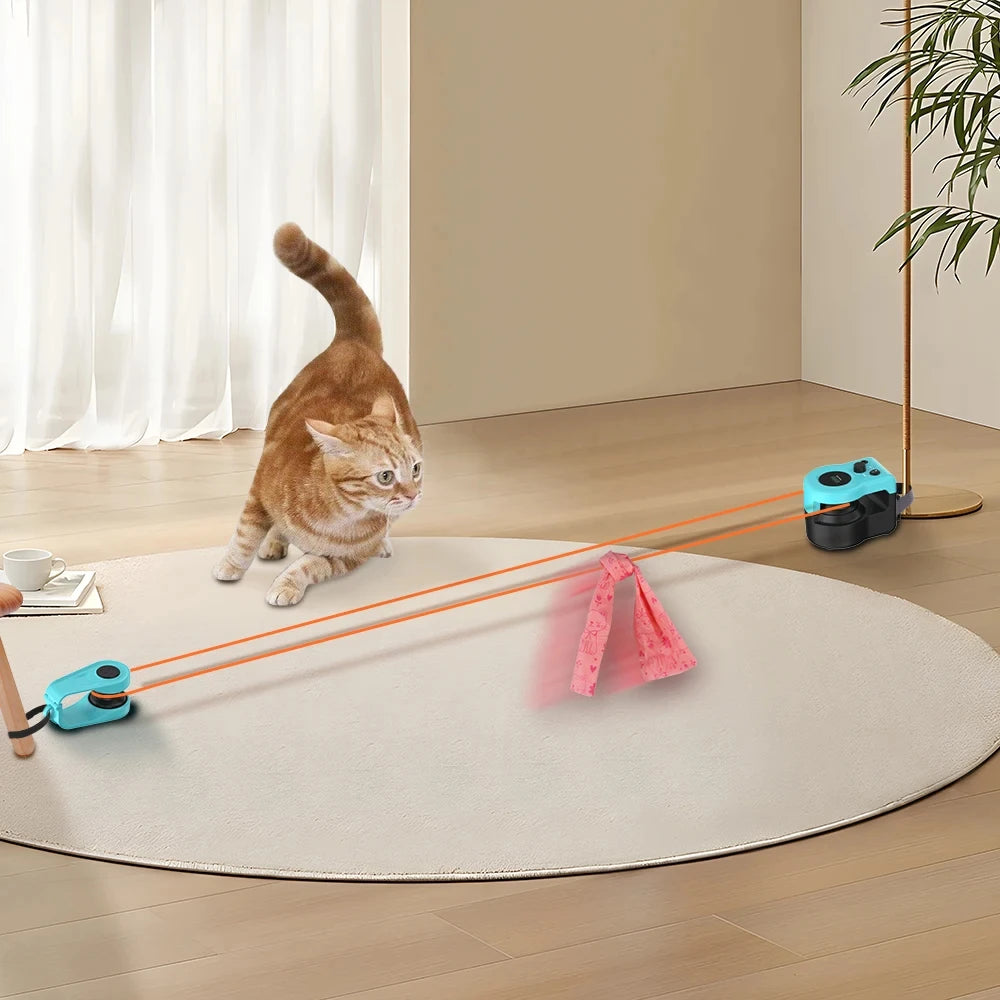 Interactive Cat Treadmill Toy – Adjustable Speed Exercise & Hunting Simulation