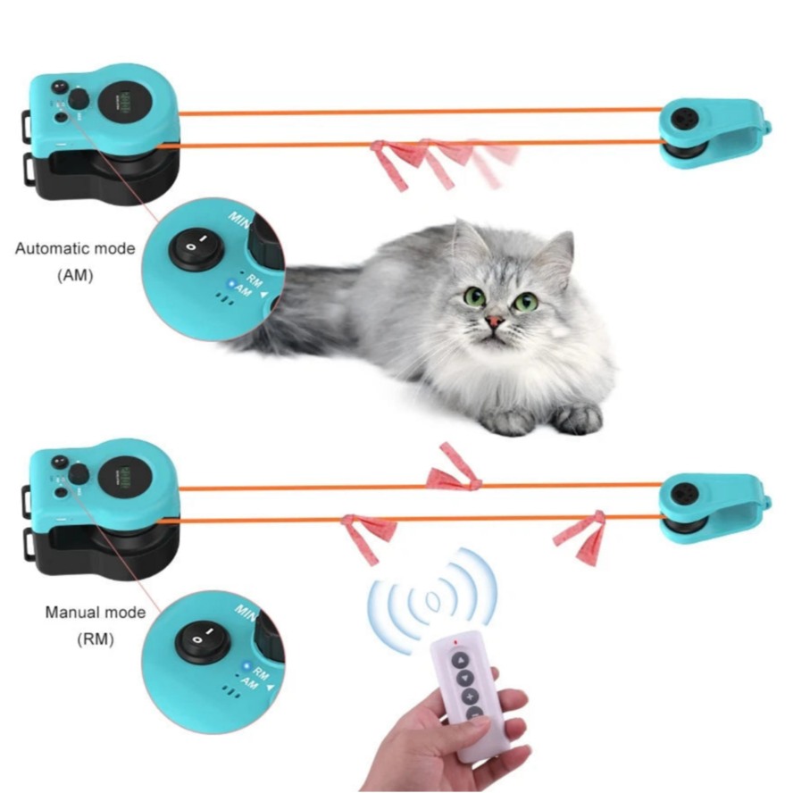 Interactive Cat Treadmill Toy – Adjustable Speed Exercise & Hunting Simulation