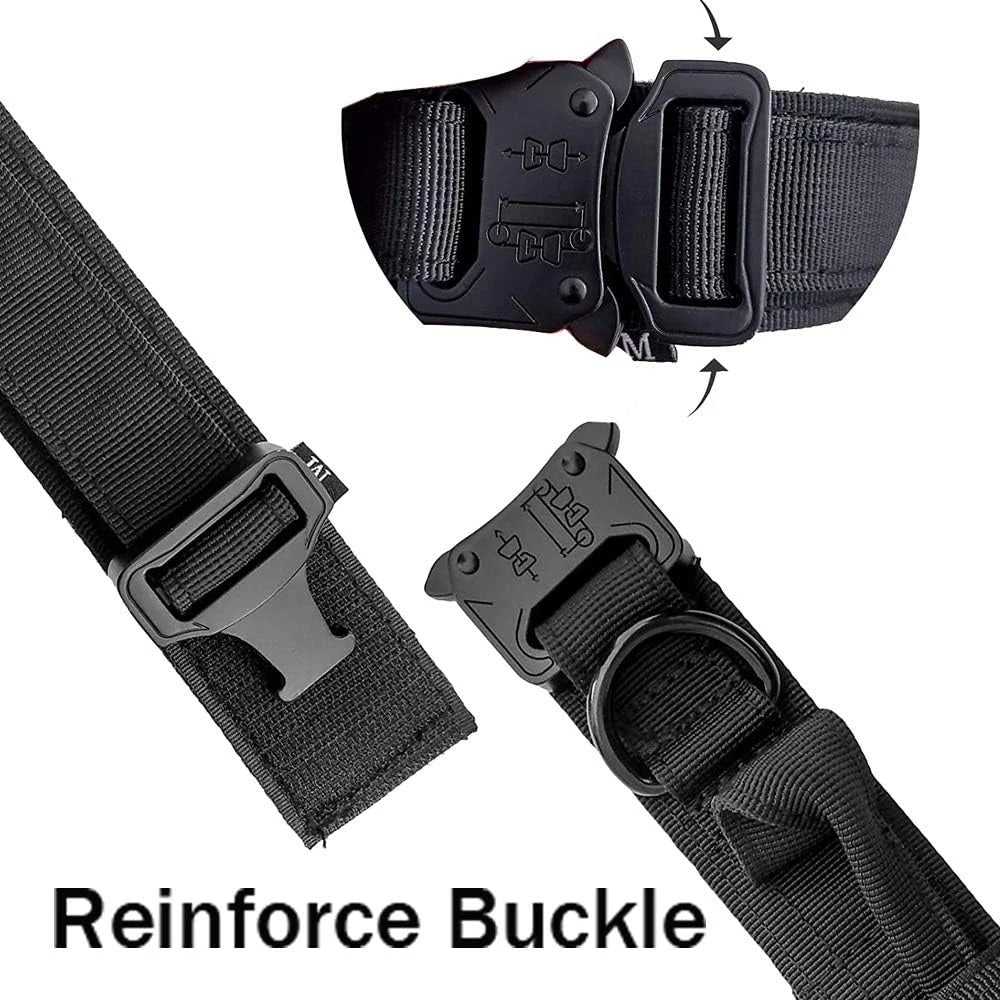 Adjustable Tactical Dog Collar & Leash Set