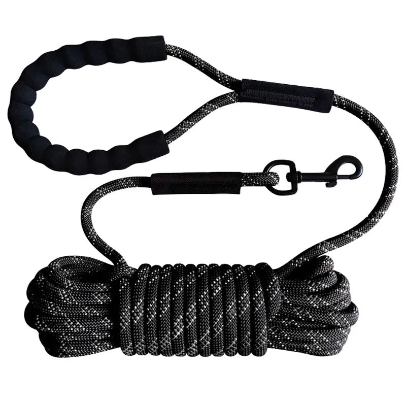 Reflective Long Dog Leash – Ideal for Training and Outdoor Walk