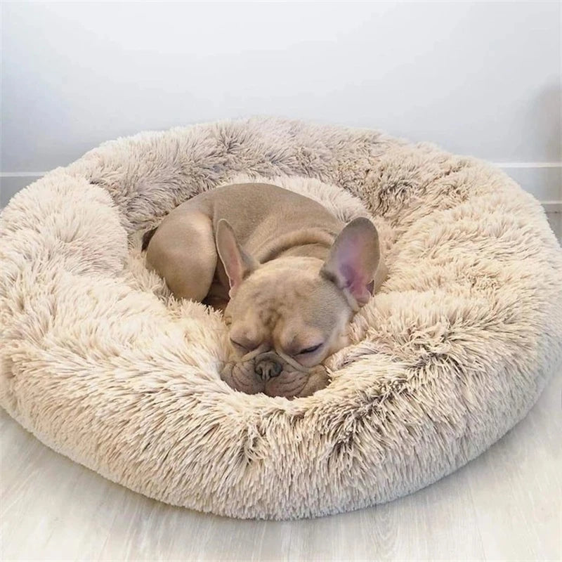 Super Soft Round Pet Bed - Plush and Cozy