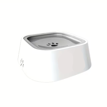 Floating Dog Water Bowl, Non-Spill Drinking Dispenser - Anti-Overflow Plastic Pet Bowl